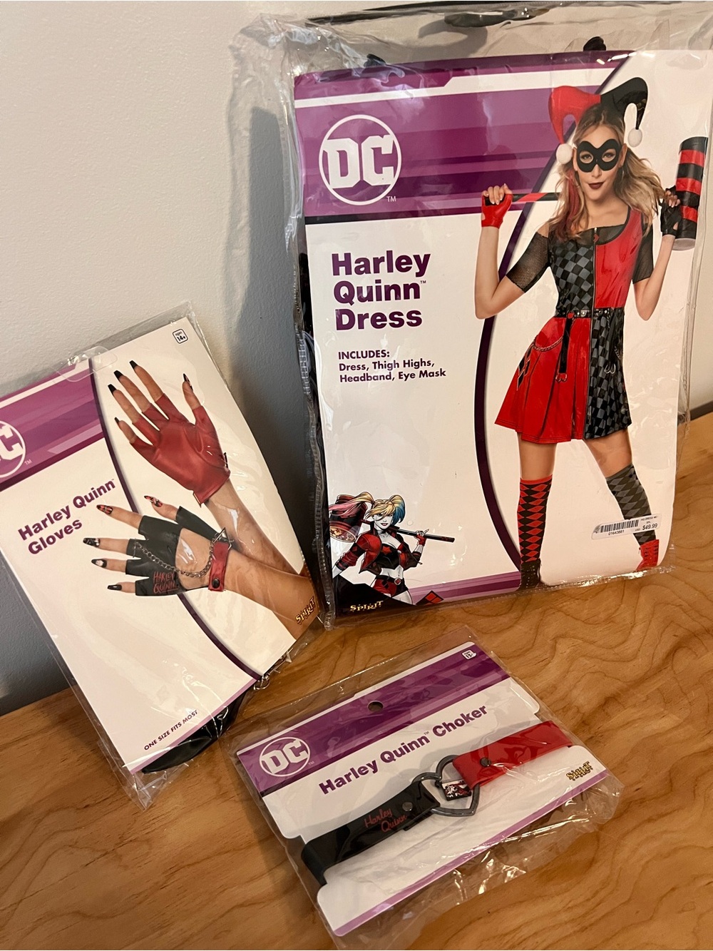 DC Harley Quinn Dress Outfit Halloween Costume